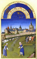 Très Riches Heures du Duc de Berry - Le mois de juin