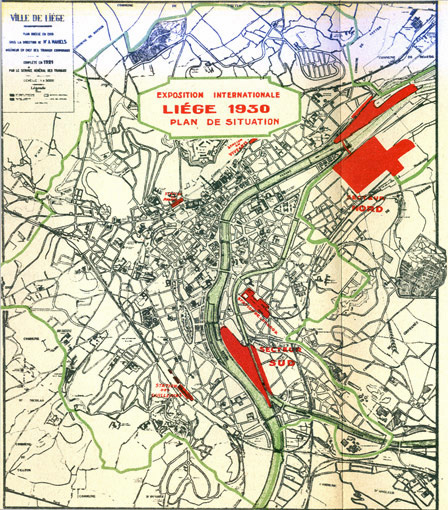 Plan de l'Exposition