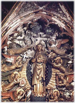 Détail de l'autel du Sacré-Cœur.